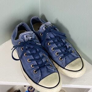 Converse All Star size 6.5 Faded Blue Canvas Sneakers